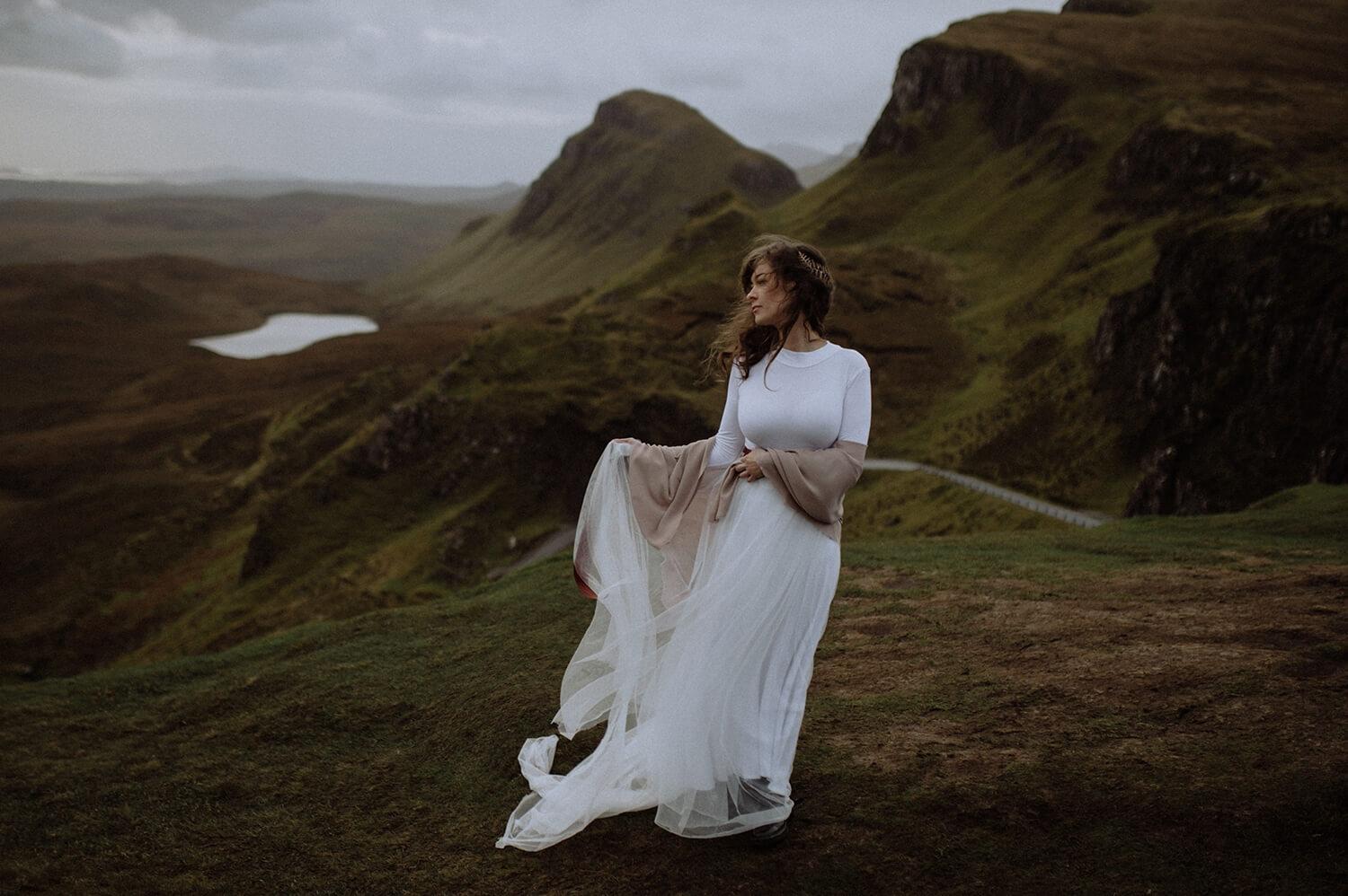 Godess bride in Scotland.