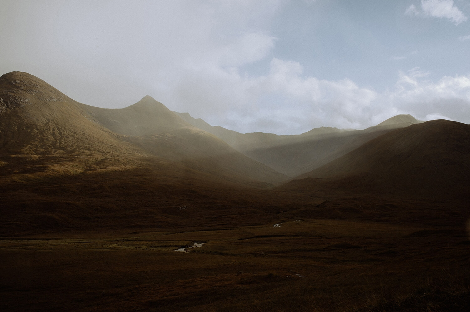 Scottish mountains and lights.