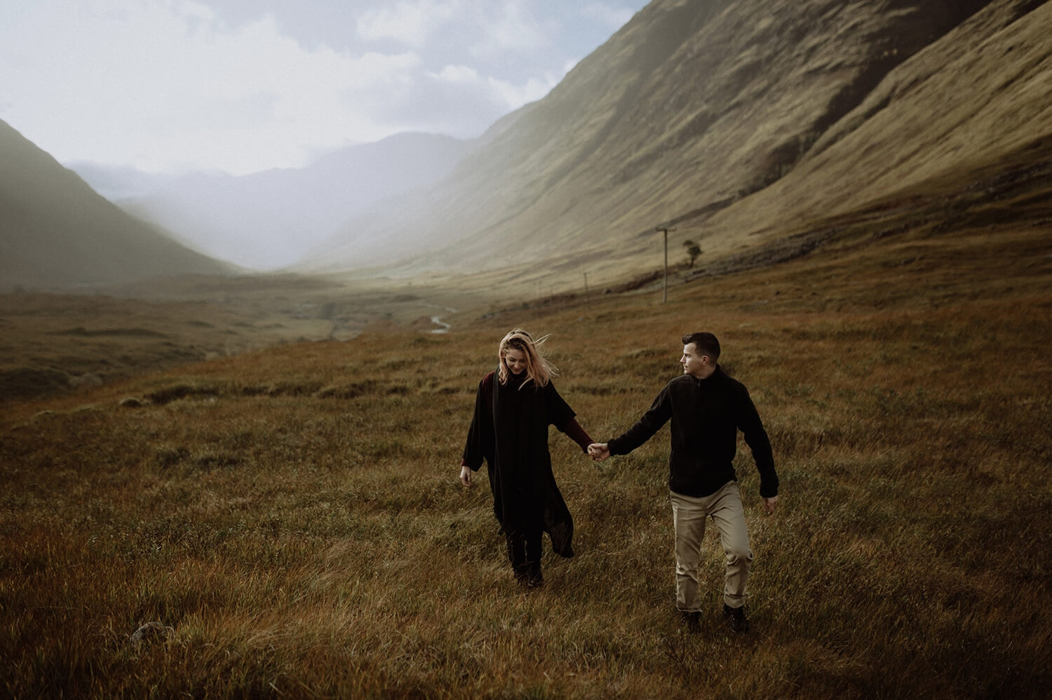Escapeing for an engagement session to Scotland. 