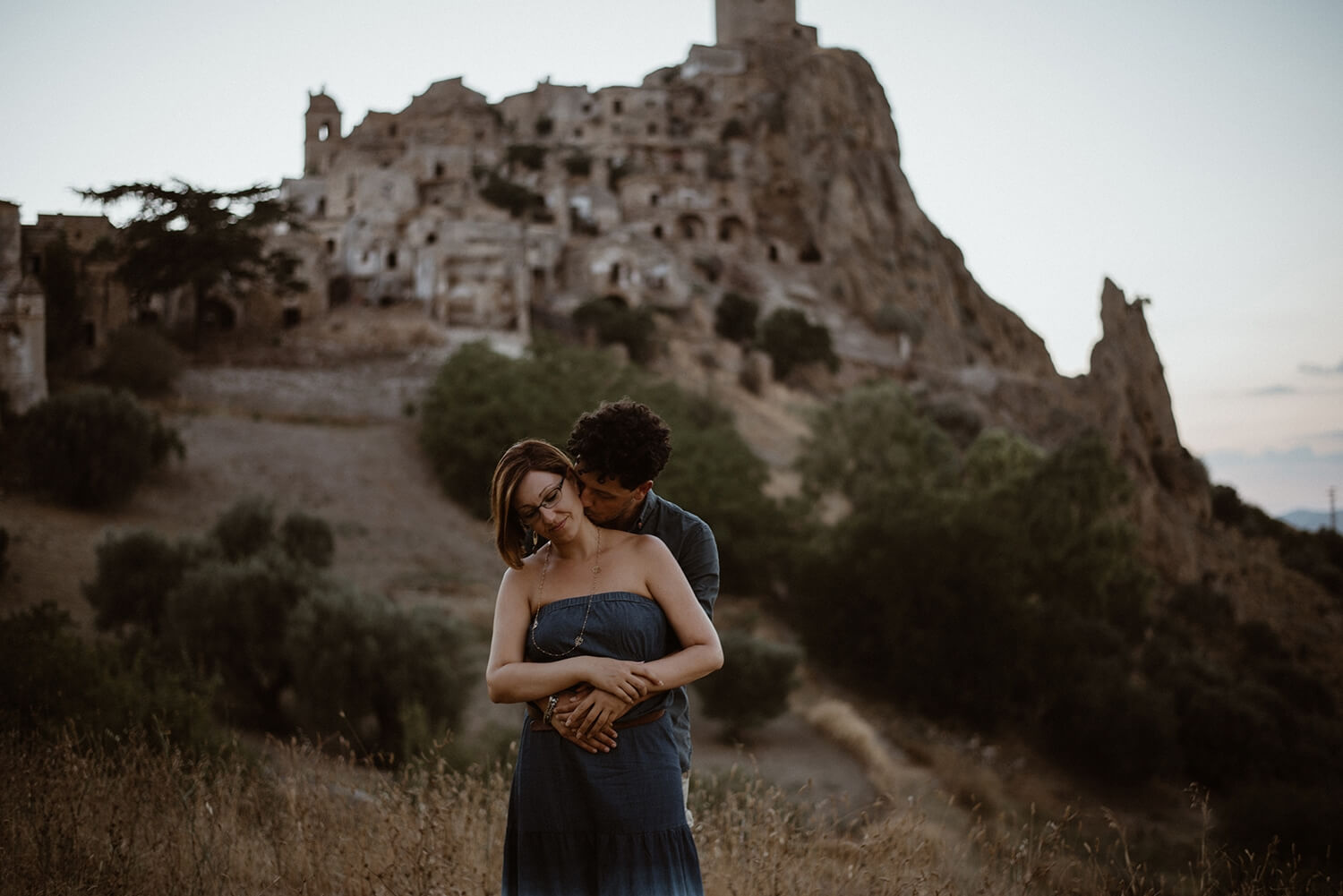 Couple in Craco